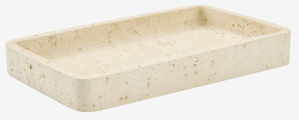 Tray TORUP 11x18cm beige stone - JYSK
