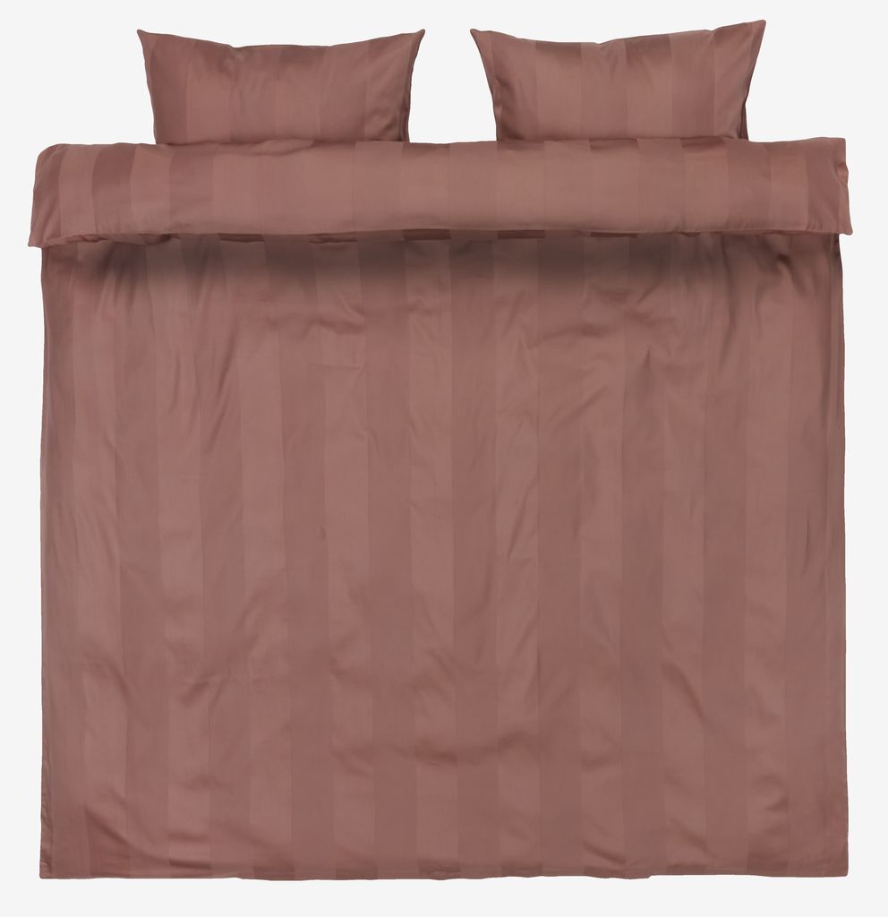 Duvet cover set BARBO Sateen Double taupe - JYSK