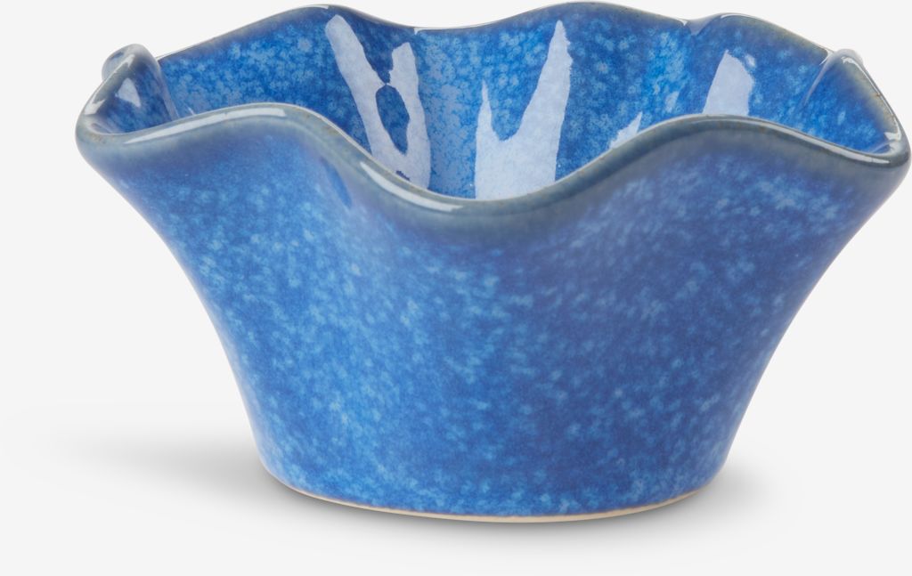 Tealight holder DARIAN D12xH6cm blue - JYSK