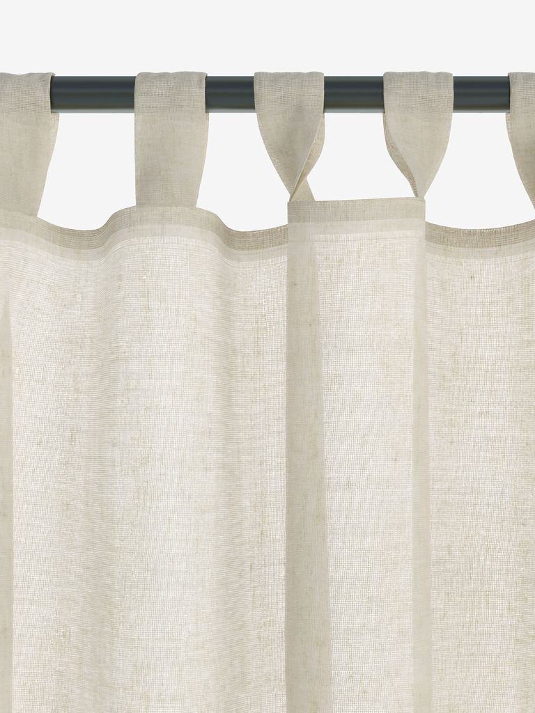 Curtain LYR 1x140x300 linen - JYSK