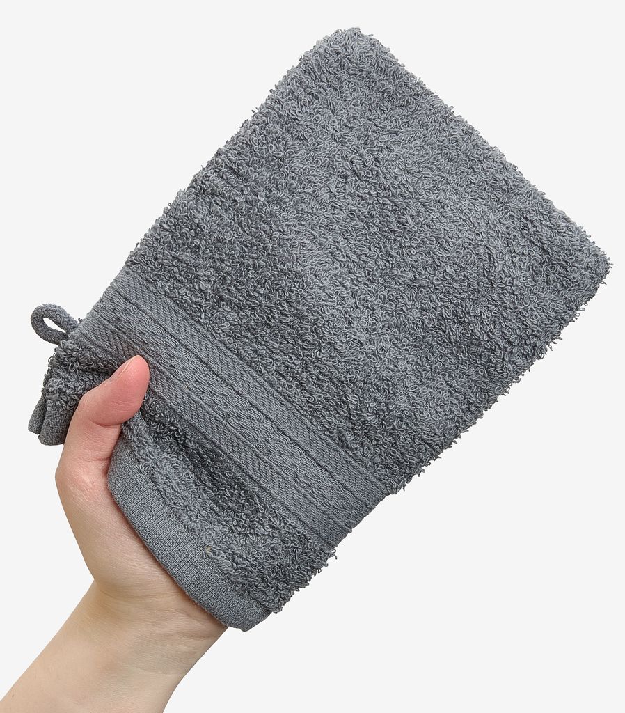 Wash glove UPPSALA 14x20 grey - JYSK