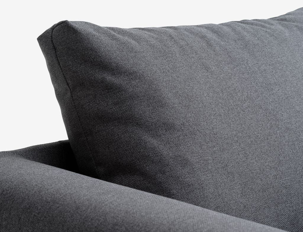 Chair bed SKILLEBEKK dark grey fabric - JYSK