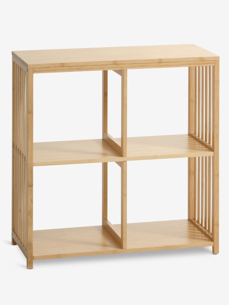 Shelving unit BALLUM 4 shelves bamboo - JYSK