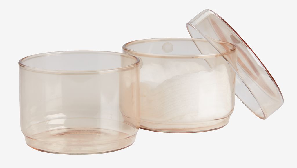 Storage glass GRUMS D8xH10cm set of 2 - JYSK