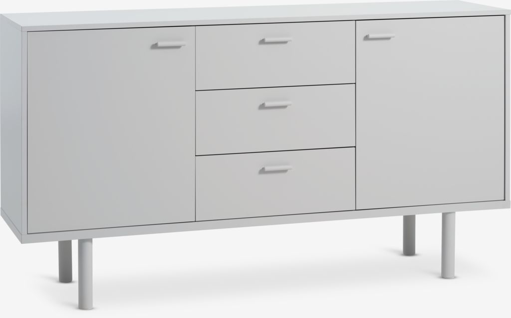 Sideboard BELLELUND 2 doors 3 drawers beige - JYSK