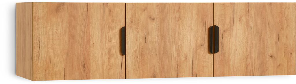 Top cabinet JENSLEV 144x40 3 doors oak colour - JYSK