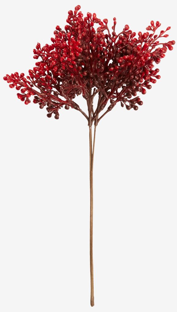 Artificial flower JUL H33cm red - JYSK