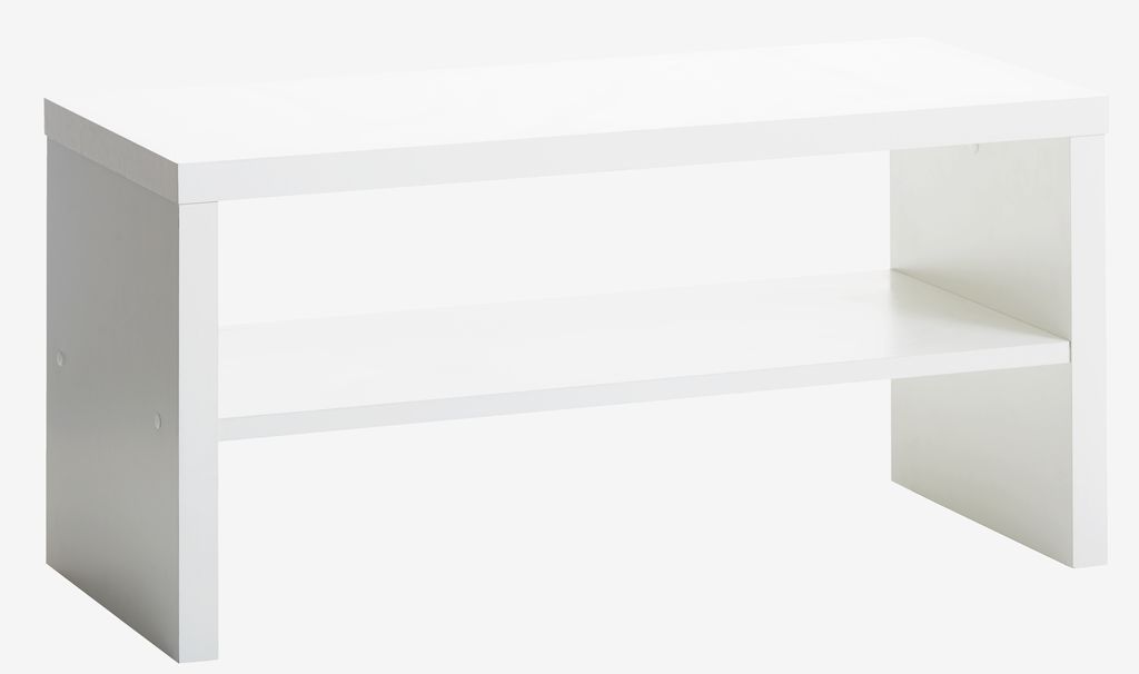 TV bench KAGSTRUP 1 shelf white - JYSK