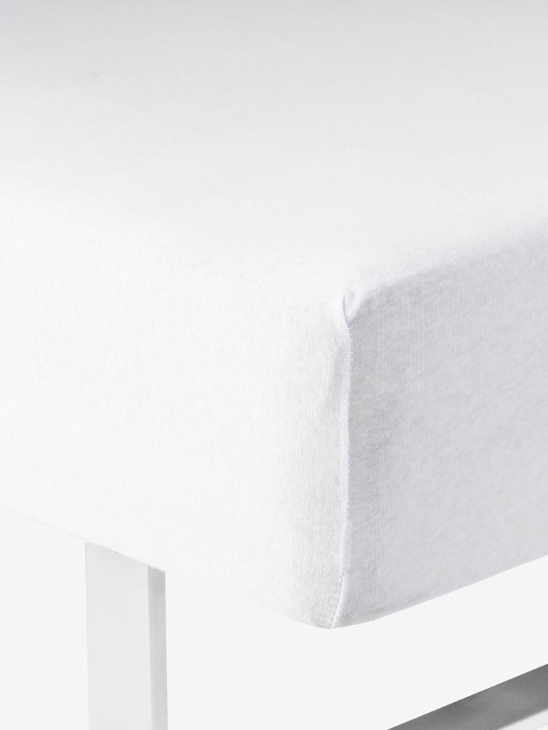 Jersey Fitted sheet JETTE BABY white - JYSK