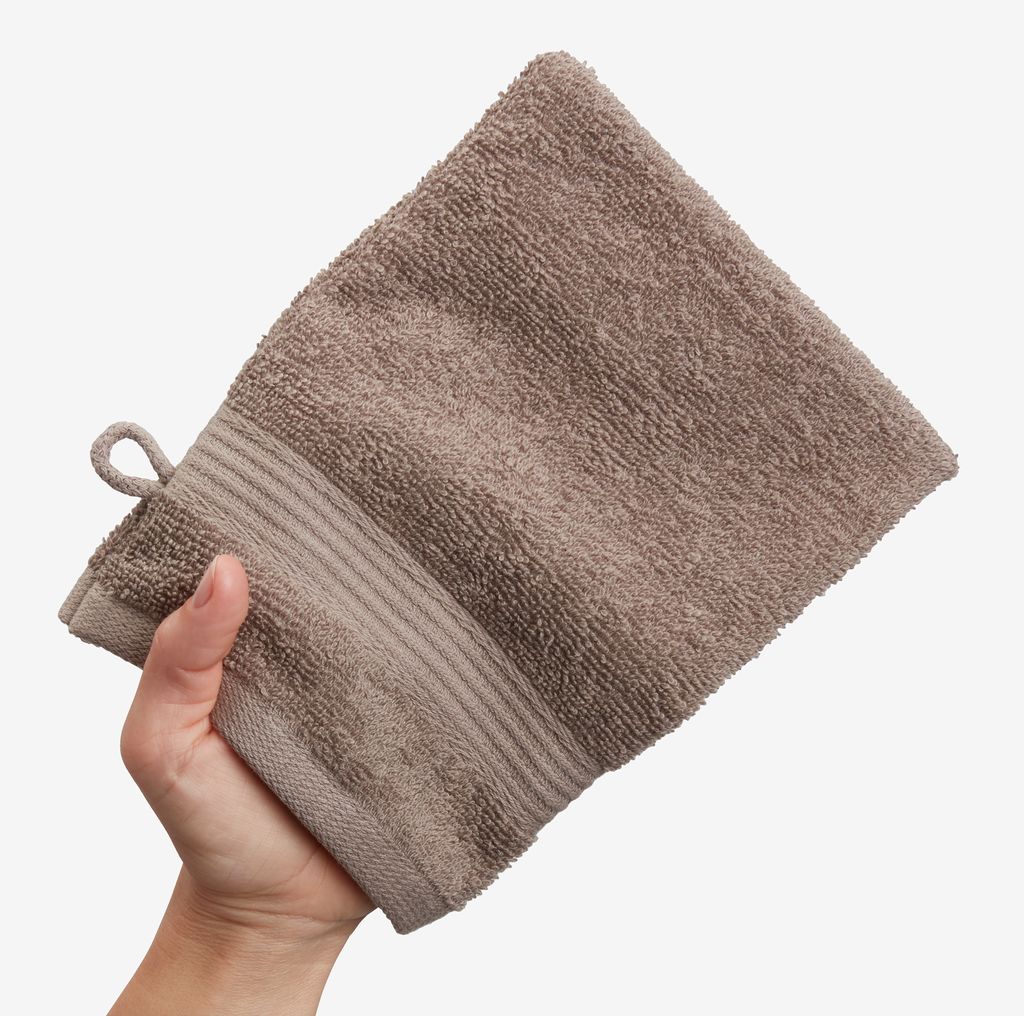 Washing glove KARLSTAD 15x20 brown - JYSK