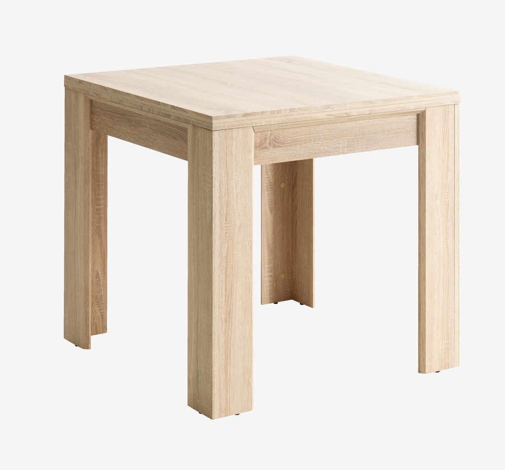 Dining table HASLUND 80x80/160 oak - JYSK