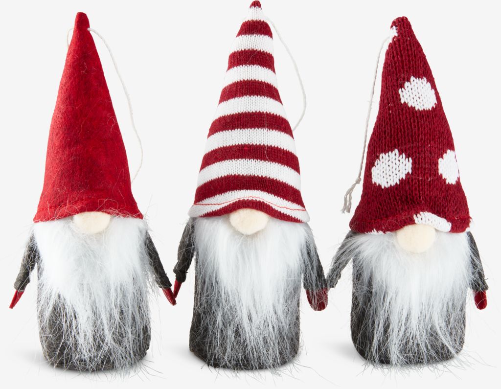 Christmas elf BOND H17cm with felt assorted - JYSK