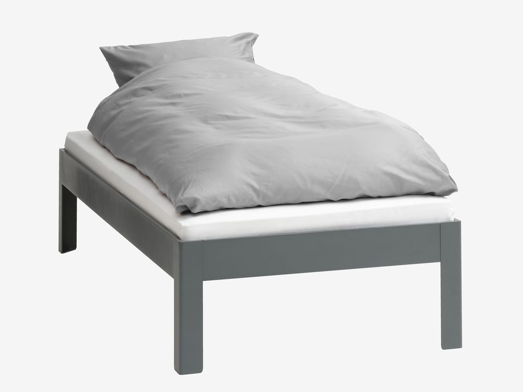 Bed frame KILDEN Single dark grey - JYSK