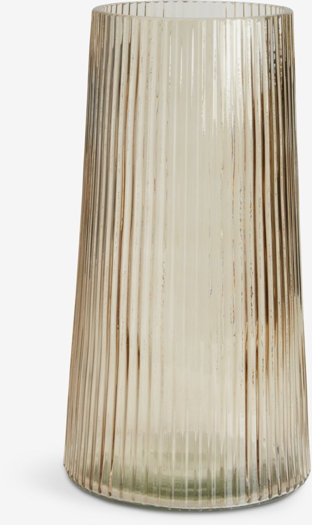Vase ROY D16xH30cm khaki - JYSK