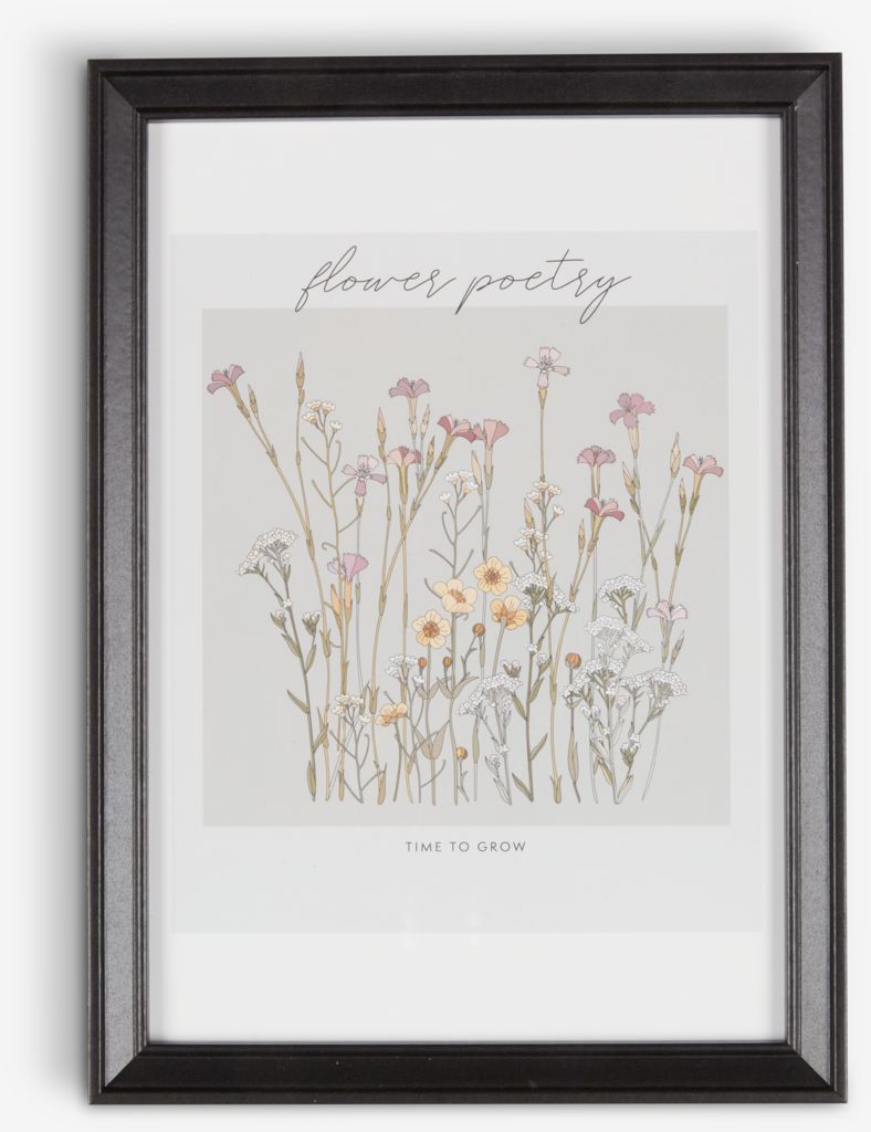 Picture frame KARL 21x30cm black A4 size - JYSK