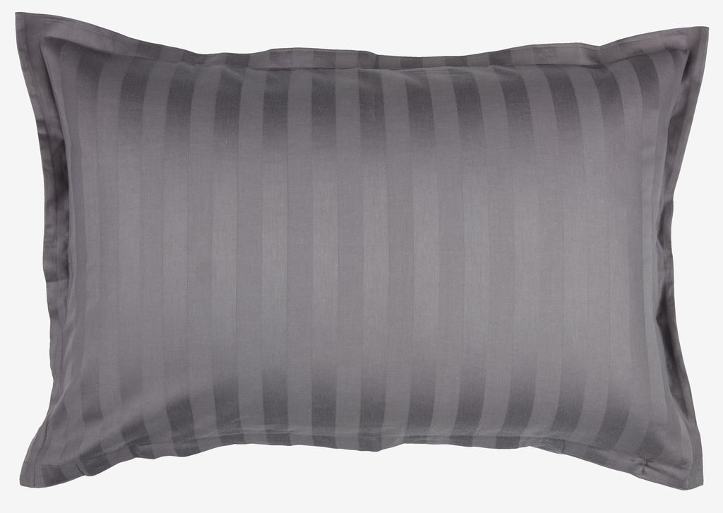 Sateen pillowcase NELL 50x70/75 anthracite - JYSK