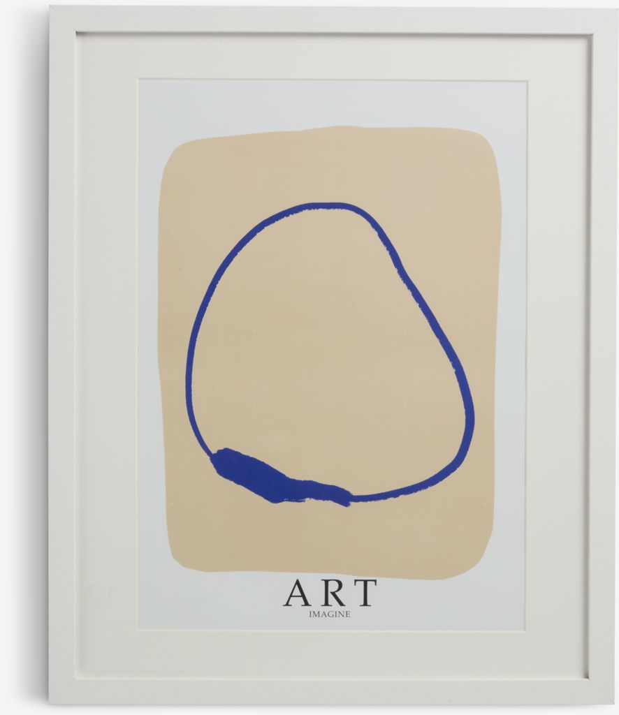 Picture frame OSCAR 40x50cm white with A3 passepartout - JYSK