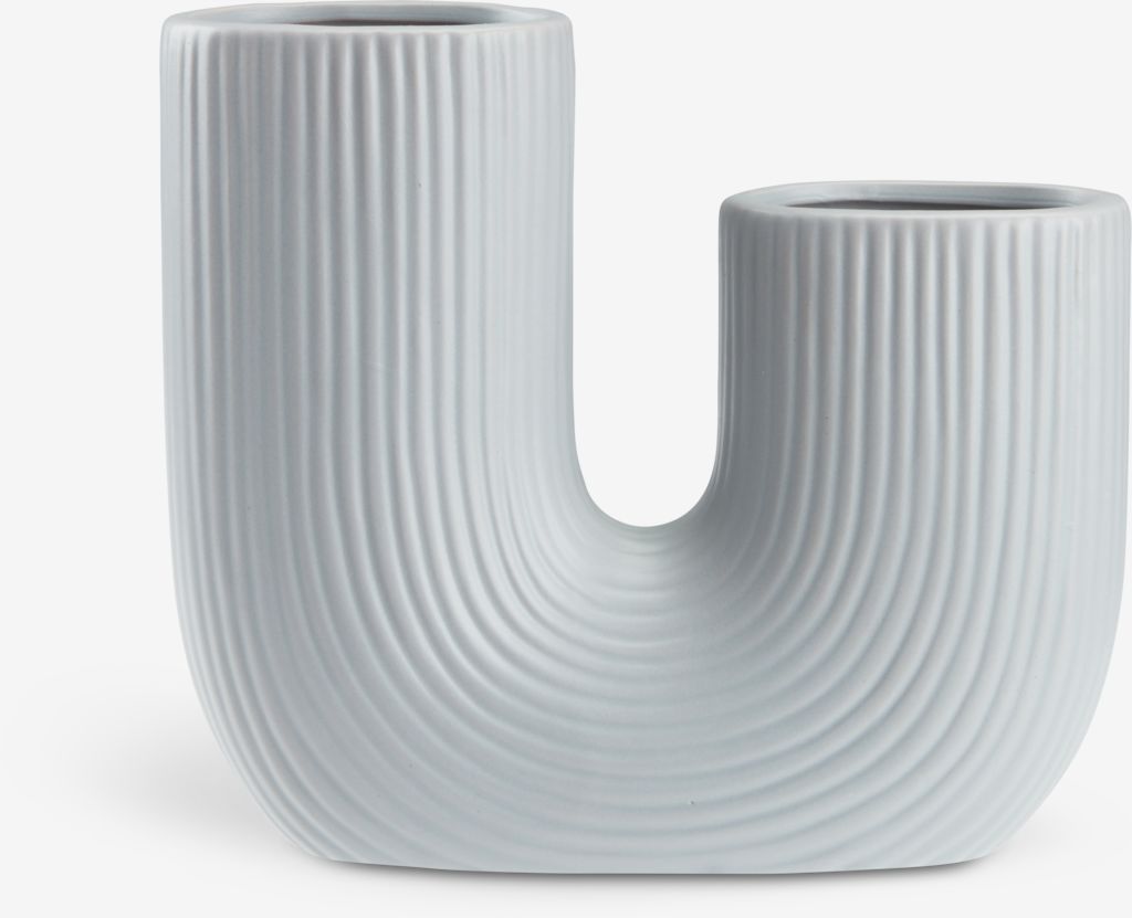 Vase TORMUND W18xL6xH17cm blue - JYSK