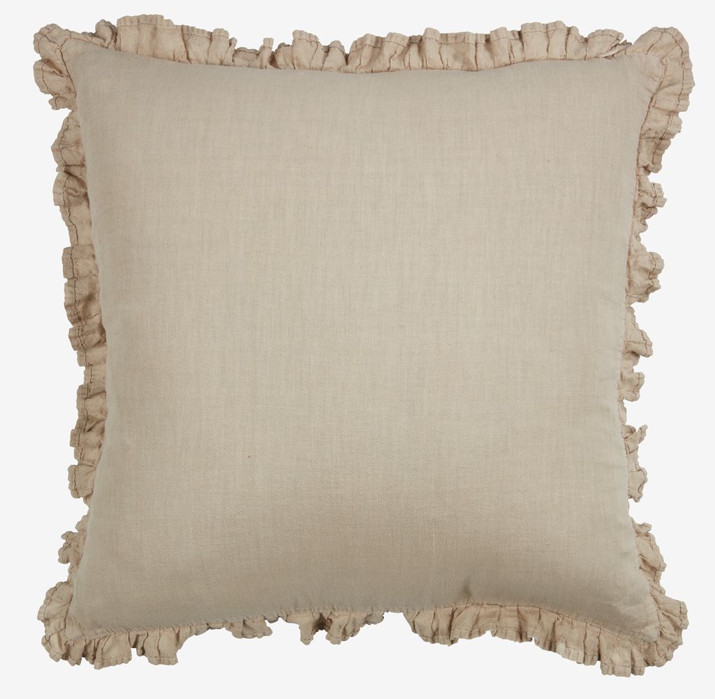 Cushion GULDBLOMME 45x45 beige - JYSK