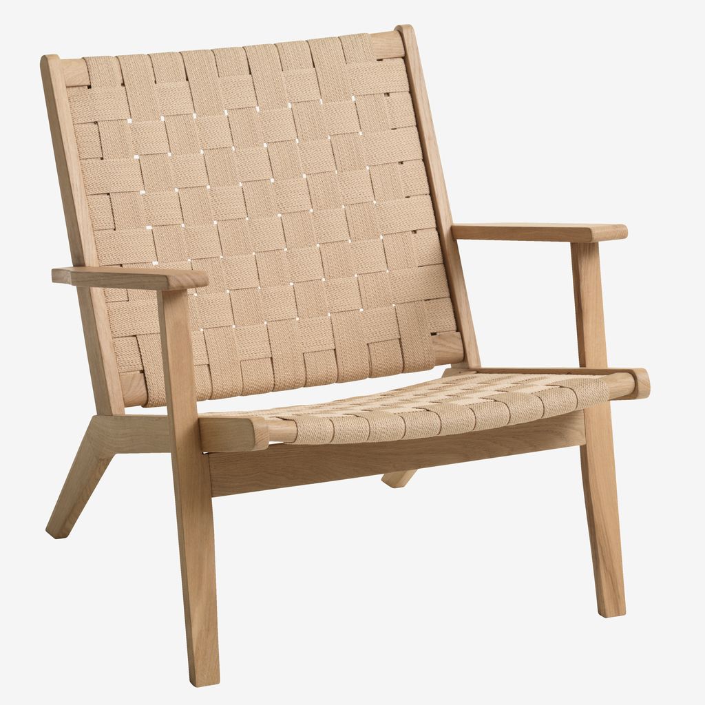 Armchair VADEHAVET oak/natural - JYSK