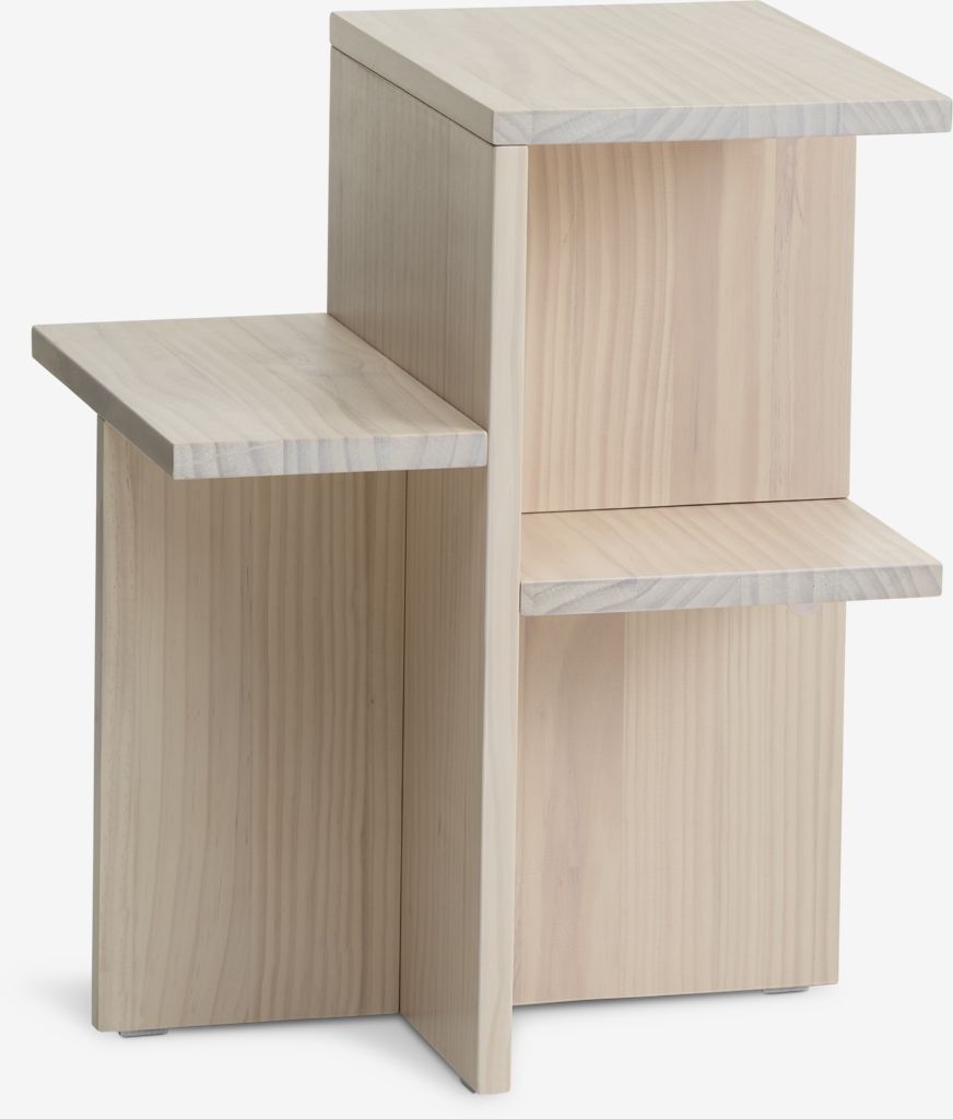 Pedestal SOLLERUP with shelves solid pine - JYSK