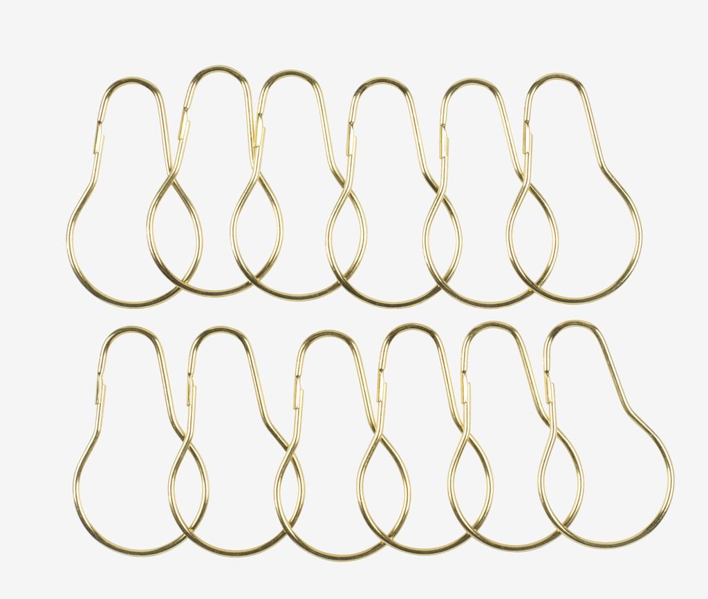 Shower curtain rings VARA pack of 12 - JYSK