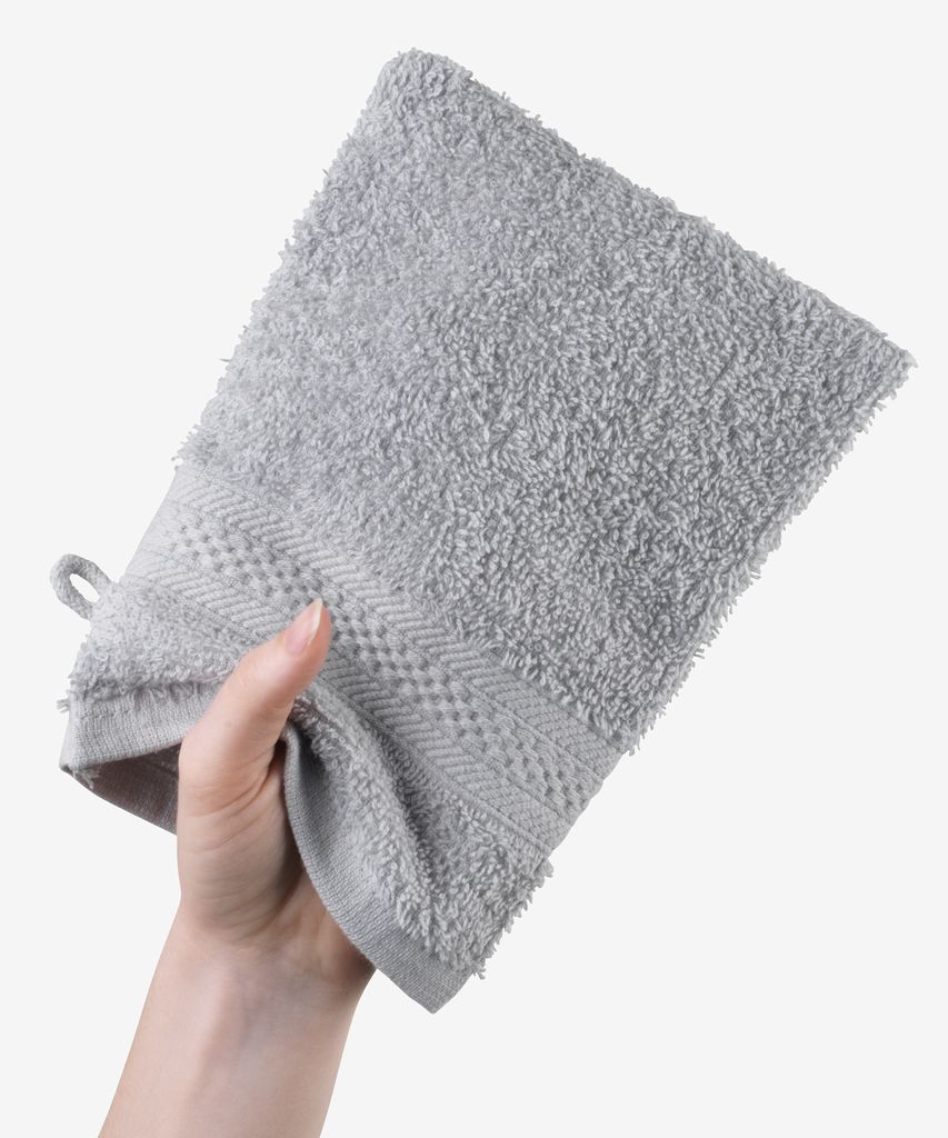 Wash glove UPPSALA 14x20 light grey - JYSK