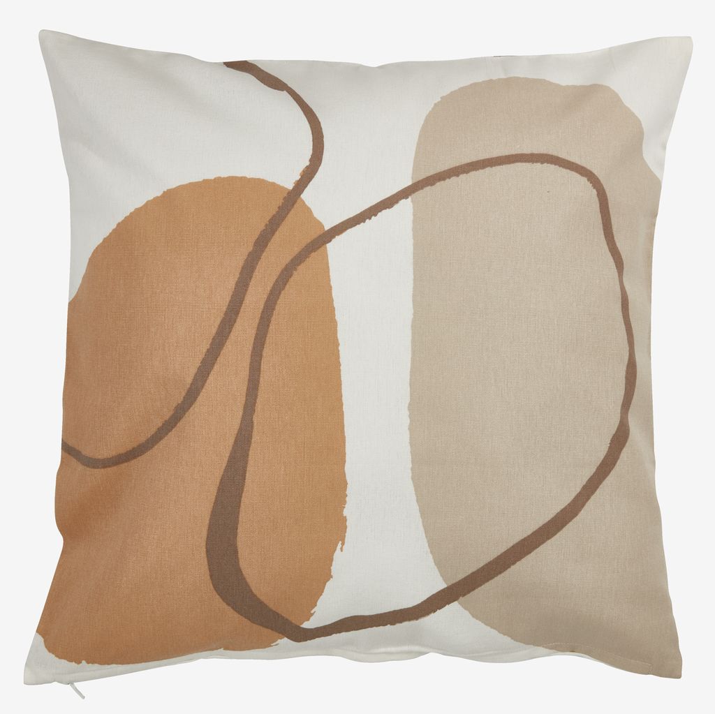 Cushion cover POPPEL 50x50 white/beige - JYSK