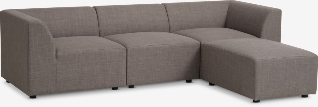 Sofa TERNDRUP chaise longue grey - JYSK