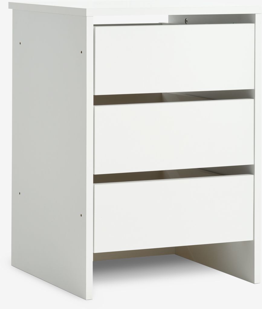 Wardrobe insert VIBY wardrobe 3 drawers white - JYSK