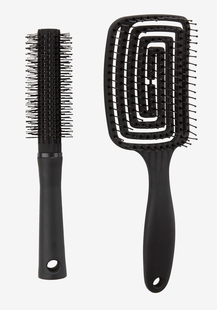 Hairbrush HALLERNA black assorted - JYSK
