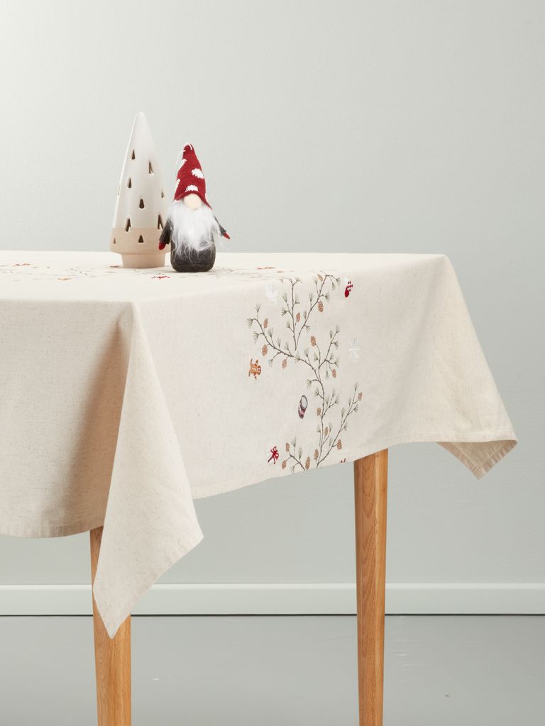 Tablecloth NELLIKE 140x240 natural - JYSK
