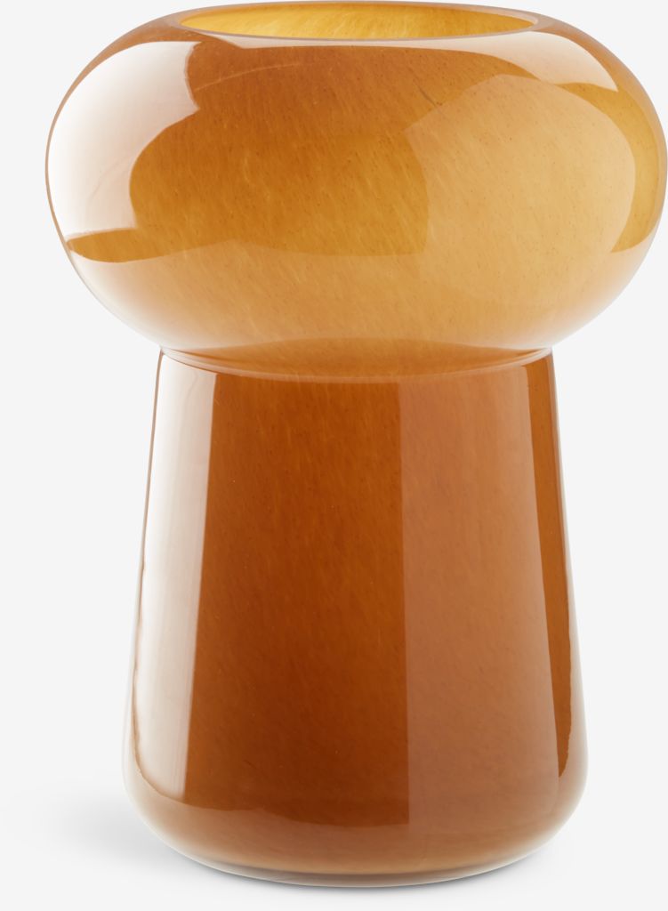 Vase KELD D19xH25cm yellow - JYSK