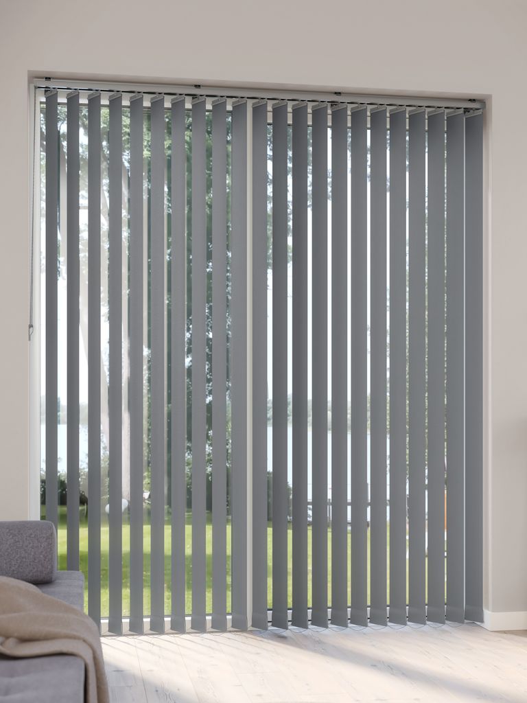 Blackout vertical blind FERAGEN 100x250cm grey - JYSK