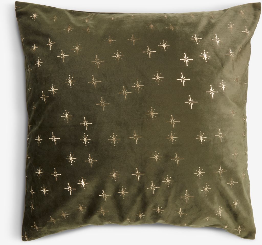 Cushion cover ALVALDE 50x50 green - JYSK