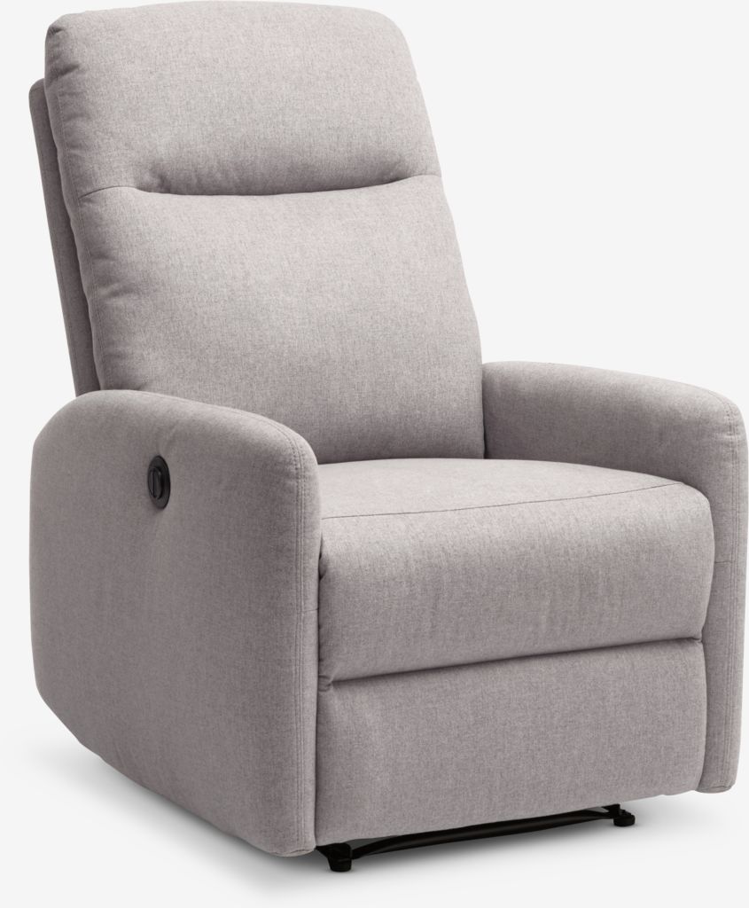 Recliner VONSILD electric light grey - JYSK
