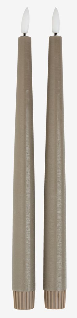 LED candle GUDMUND H29cm pack of 2 - JYSK