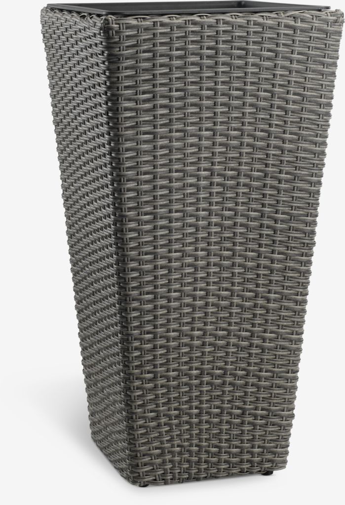 Planter basket BLOMMOR W36xL36xH70 grey - JYSK