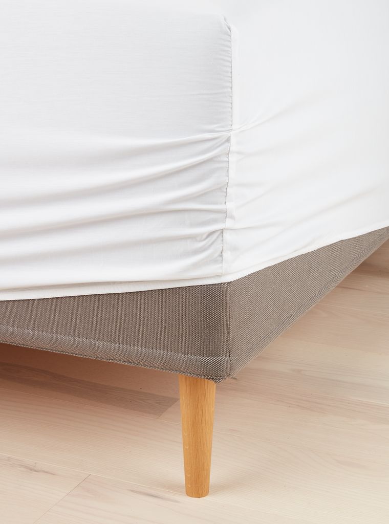 Fitted sheet VIVIAN Single white - JYSK