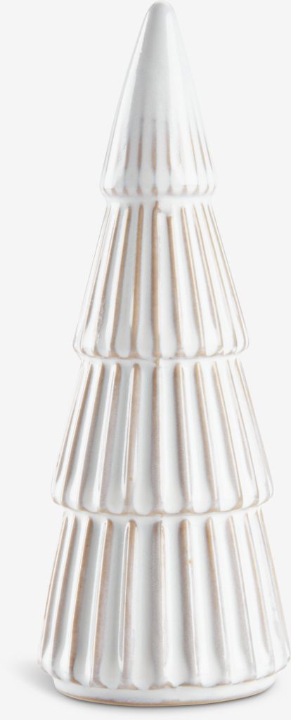 Decoration tree MYSING D7xH19cm stoneware white/brown - JYSK