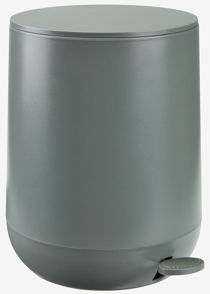 Pedal bin OXIE 5L with softclose olive - JYSK