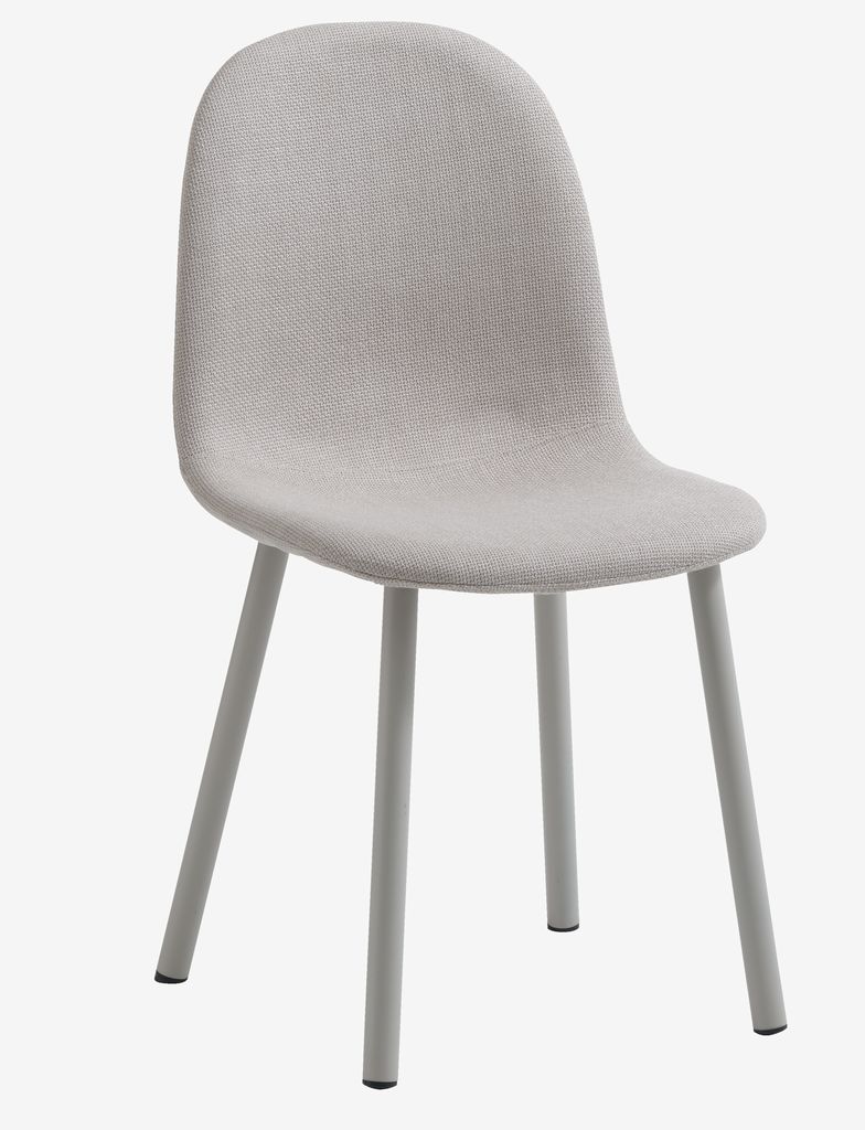 Dining chair EJSTRUP beige fabric - JYSK
