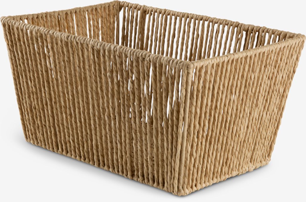 Basket LARSEMIL W23xL33xH17cm natural - JYSK