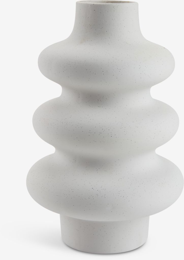 Vase ALVIS D20xH30cm white - JYSK