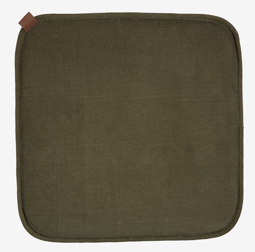 Seat pad LOMME 38x38x2 green - JYSK