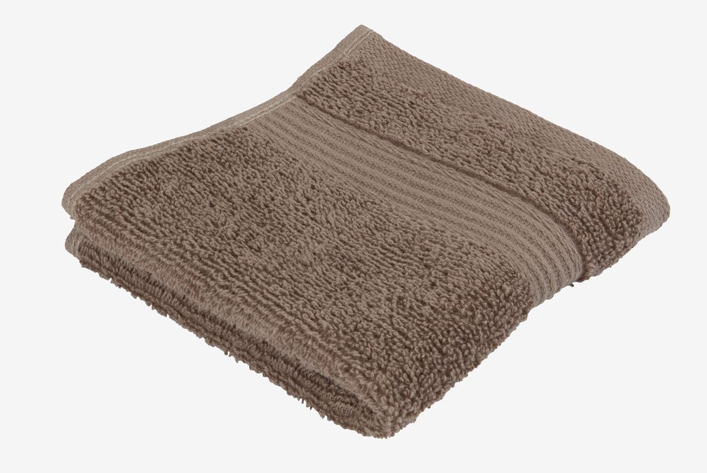 Face cloth KARLSTAD 28x30 brown - JYSK