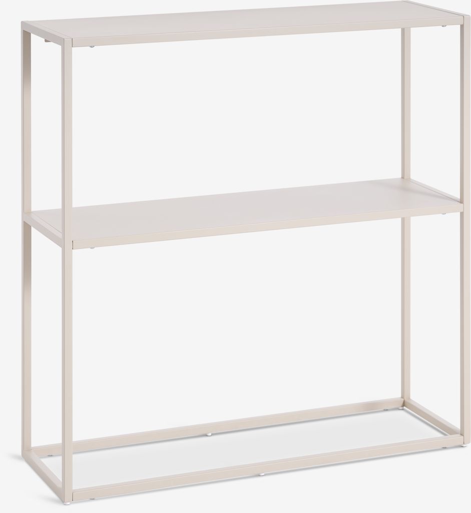 Console table VIRUM 26x80 w/shelf beige - JYSK
