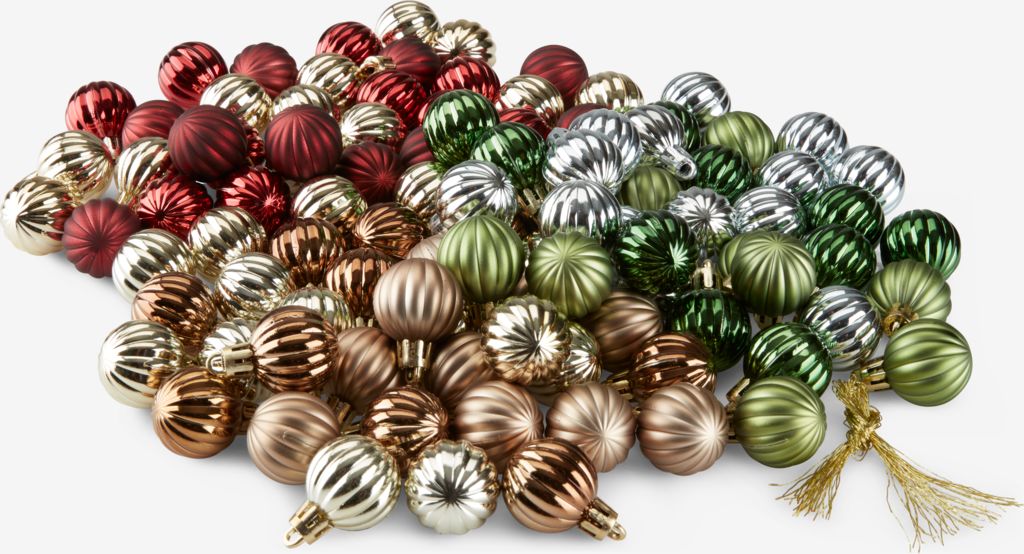 Christmas bauble HELIOTROP pack of 34 assorted - JYSK
