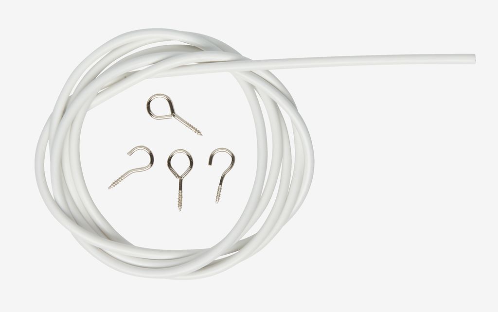 Net wire 360cm white - JYSK