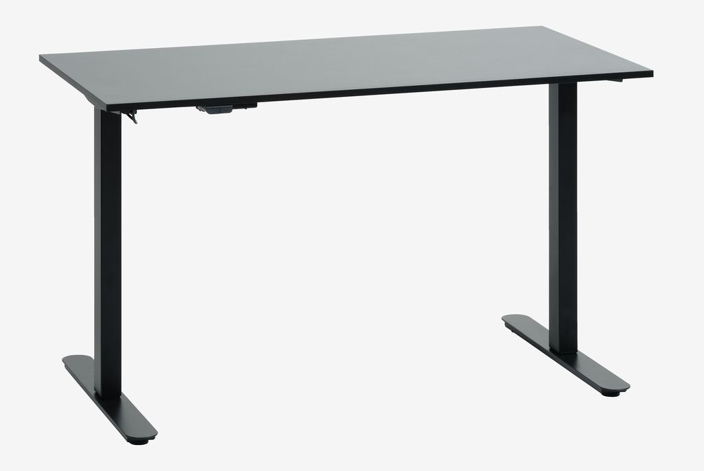 Height-adjustable desk SVANEKE 60x120 black - JYSK